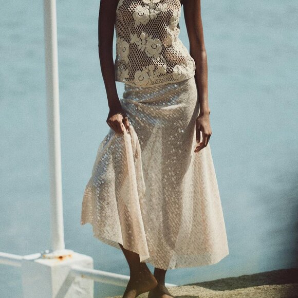 Zara sequin skirt - Picture 5 of 5